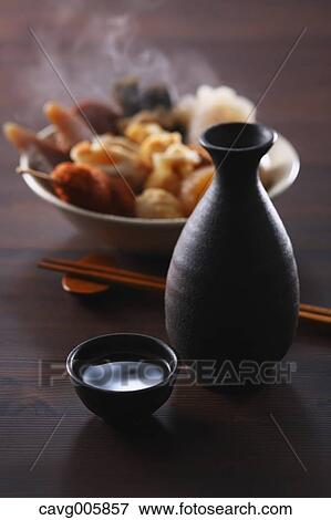 Japanese sake and Oden View Large Photo Image Stock Photo - Japanese sake and Oden. Fotosearch