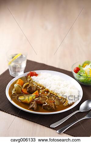 Japanese style curry and rice View Large Photo Image Stock Image - Japanese style curry and rice. Fotosearch