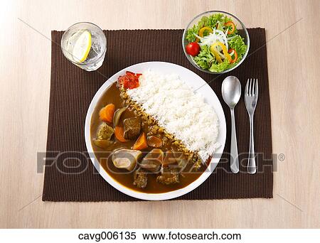 Japanese style curry and rice View Large Photo Image Stock Photography - Japanese style curry and rice. Fotosearch