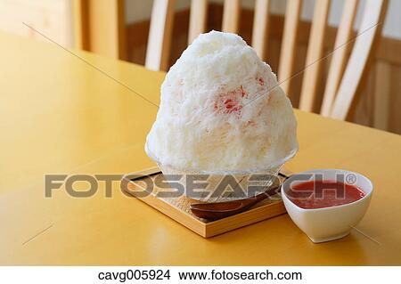 Japanese style shaved ice View Large Photo Image Picture - Japanese style shaved ice. Fotosearch