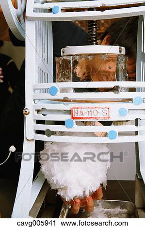 Stock Image - Japanese style shaved ice. Fotosearch