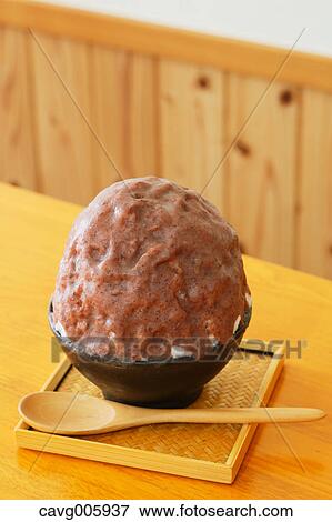 Japanese style shaved ice View Large Photo Image Stock Photo - Japanese style shaved ice. Fotosearch