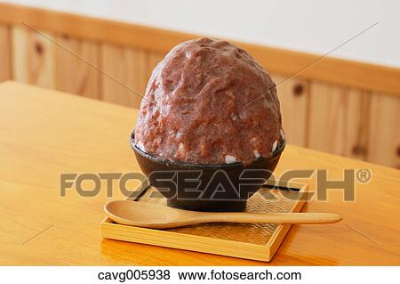 Japanese style shaved ice View Large Photo Image Stock Photo - Japanese style shaved ice. Fotosearch
