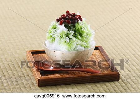 Japanese style shaved ice View Large Photo Image Stock Photograph - Japanese style shaved ice. Fotosearch