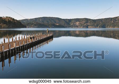 Lake Ashi in the Winter morning, Hakone, Japan View Large Photo Image Stock Photography - Lake Ashi in the Winter morning, Hakone, Japan. Fotosearch