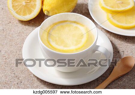 Lemon water View Large Photo Image Stock Photo - Lemon water. Fotosearch