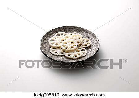 Stock Image - Lotus root. Fotosearch