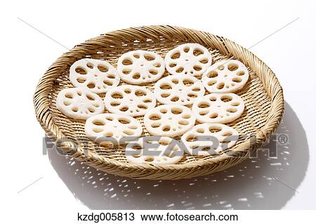 Stock Image - Lotus root. Fotosearch