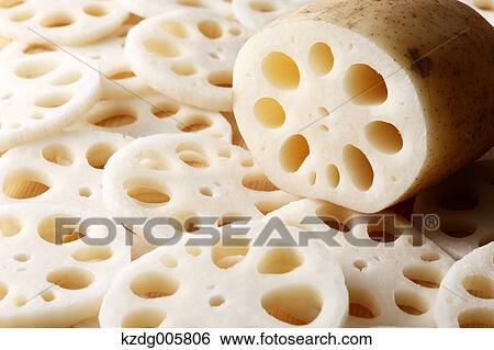 Stock Photograph - Lotus root. Fotosearch