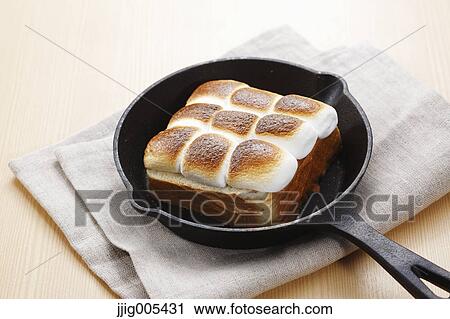 Stock Image - Marshmallow Toast. Fotosearch