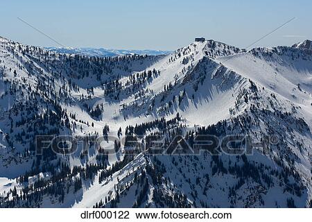 Stock Image - Mountainscape in Salt Lake City, USA. Fotosearch