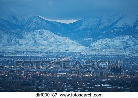 Mountainscape in Salt Lake City, USA View Large Photo Image Stock Photo - Mountainscape in Salt Lake City, USA. Fotosearch
