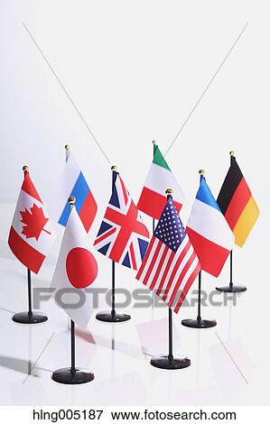 National flags on white background View Large Photo Image Stock Photo - National flags on white background. Fotosearch