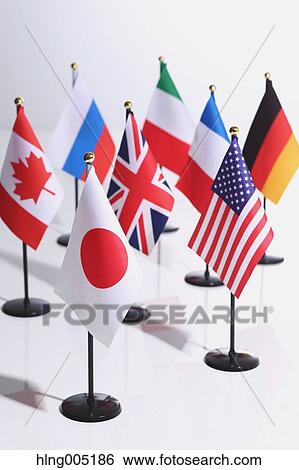 National flags on white background View Large Photo Image Stock Photograph - National flags on white background. Fotosearch