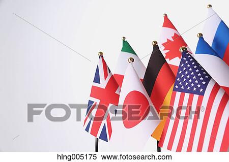 Stock Photography - National flags on white background. Fotosearch