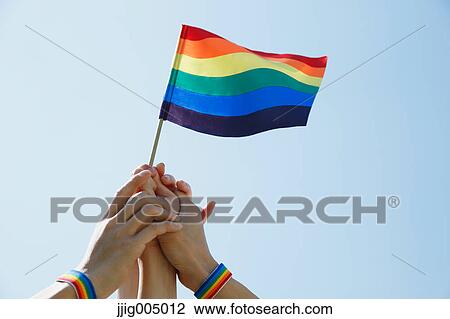 People with rainbow flags View Large Photo Image Stock Image - People with rainbow flags. Fotosearch