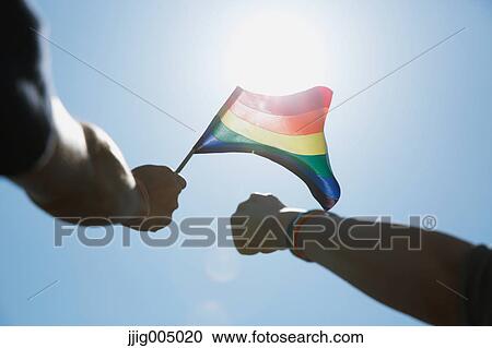 People with rainbow flags View Large Photo Image Stock Image - People with rainbow flags. Fotosearch