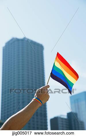 People with rainbow flags View Large Photo Image Stock Photo - People with rainbow flags. Fotosearch