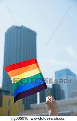 People with rainbow flags View Large Photo Image Stock Photograph - People with rainbow flags. Fotosearch