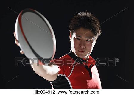 Portrait of Japanese rugby player with ball View Large Photo Image Stock Image - Portrait of Japanese rugby player with ball. Fotosearch
