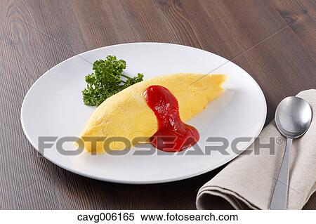 Stock Photography - Rice Omelet. Fotosearch