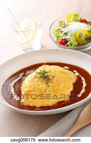 Rice Omelet View Large Photo Image Stock Photography - Rice Omelet. Fotosearch