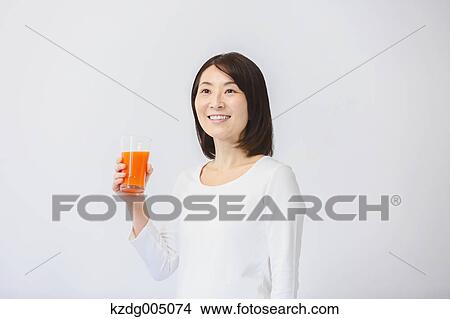 Picture - Senior Japanese woman portrait. Fotosearch