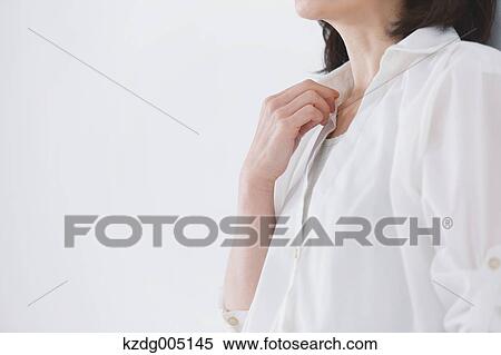 Stock Photography - Senior Japanese woman portrait. Fotosearch