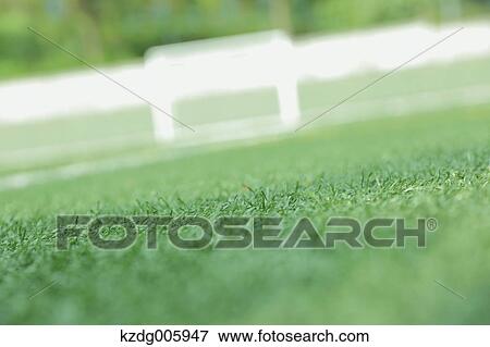 Stock Photo - Soccer field grass. Fotosearch
