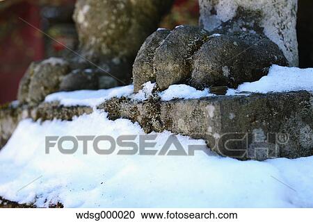 Statue detail at Hakone Shrine on a Winter morning, Hakone, Japan View Large Photo Image Stock Image - Statue detail at Hakone Shrine on a Winter morning, Hakone, Japan. Fotosearch