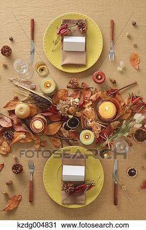 Stock Image - Table Coordination. Fotosearch