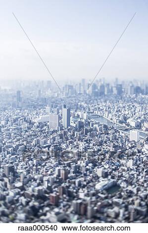 Tilt-shift bird's eye view of Tokyo cityscape, Tokyo, Japan View Large Photo Image Stock Image - Tilt-shift bird's eye view of Tokyo cityscape, Tokyo, Japan. Fotosearch