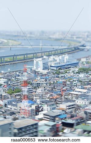 Tilt-shift bird's eye view of Tokyo cityscape, Tokyo, Japan View Large Photo Image Stock Image - Tilt-shift bird's eye view of Tokyo cityscape, Tokyo, Japan. Fotosearch