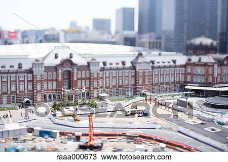 Tilt-shift bird's eye view of Tokyo Station, Tokyo, Japan View Large Photo Image Stock Image - Tilt-shift bird's eye view of Tokyo Station, Tokyo, Japan. Fotosearch