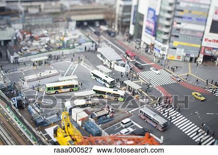 Tilt-shift bird's eye view of Tokyo cityscape, Tokyo, Japan View Large Photo Image Stock Photo - Tilt-shift bird's eye view of Tokyo cityscape, Tokyo, Japan. Fotosearch