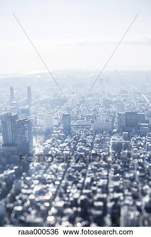 Tilt-shift bird's eye view of Tokyo cityscape, Tokyo, Japan View Large Photo Image Stock Photograph - Tilt-shift bird's eye view of Tokyo cityscape, Tokyo, Japan. Fotosearch