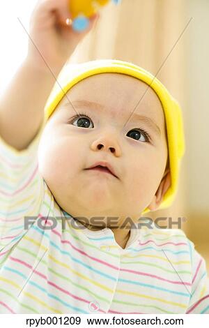 Stock Photo - Toddler in the house. Fotosearch