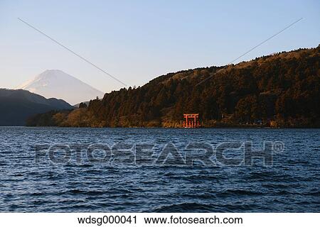View of Mount Fuji from Lake Ashi in the morning, Hakone, Japan View Large Photo Image Stock Image - View of Mount Fuji from Lake Ashi in the morning, Hakone, Japan. Fotosearch