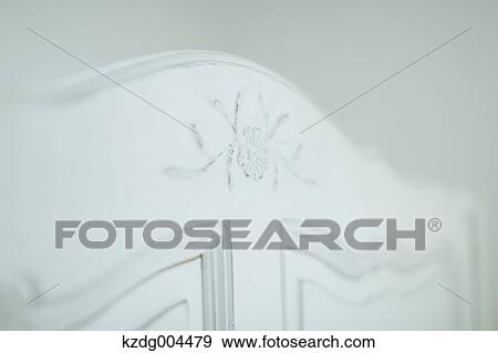 Stock Photo - White bed. Fotosearch