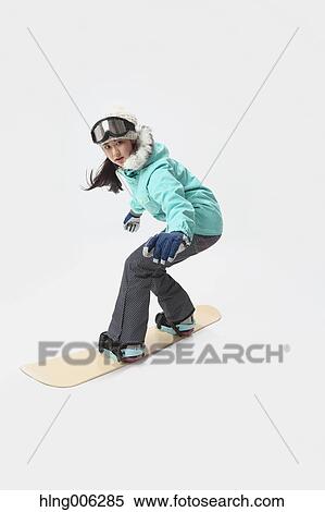Young Japanese woman wearing snowboard wear on white background View Large Photo Image Stock Photography - Young Japanese woman wearing snowboard wear on white background. Fotosearch