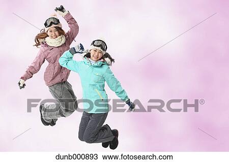 Young Japanese women in snowboard clothes View Large Photo Image Stock Image - Young Japanese women in snowboard clothes. Fotosearch