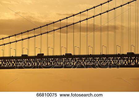 Akashi Kaikyo Bridge, Kobe, Japan View Large Photo Image Stock Photography - Akashi Kaikyo Bridge, Kobe, Japan. Fotosearch