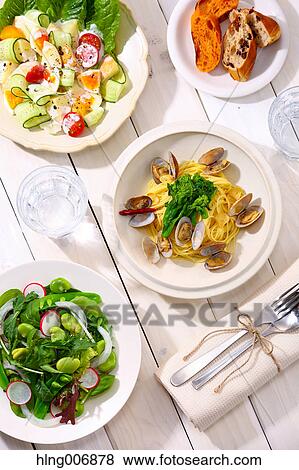 Assorted dishes View Large Photo Image Stock Photo - Assorted dishes. Fotosearch