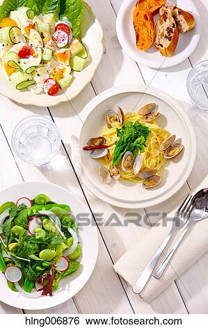 Assorted dishes View Large Photo Image Stock Photograph - Assorted dishes. Fotosearch