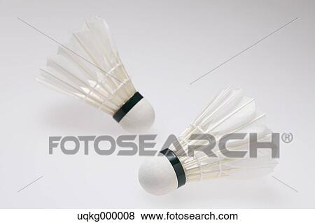 Stock Photo - Badminton shuttlecocks. Fotosearch