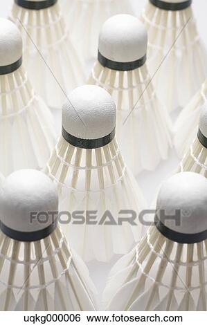 Badminton shuttlecocks View Large Photo Image Stock Photograph - Badminton shuttlecocks. Fotosearch