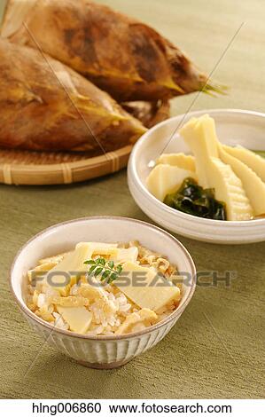 Bamboo sprouts on rice View Large Photo Image Stock Image - Bamboo sprouts on rice. Fotosearch