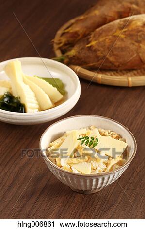 Bamboo sprouts on rice View Large Photo Image Stock Image - Bamboo sprouts on rice. Fotosearch