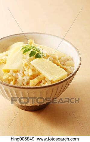 Bamboo sprouts on rice View Large Photo Image Stock Photo - Bamboo sprouts on rice. Fotosearch