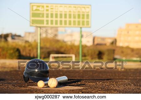 Baseball equipment View Large Photo Image Stock Photo - Baseball equipment. Fotosearch